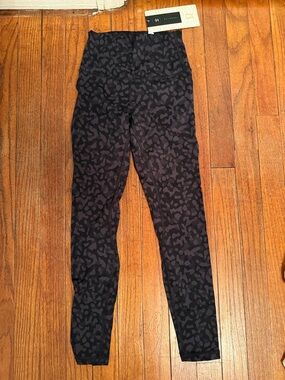 lululemon athletica Black Charcoal Animal Print Leggings